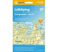 Carte topographique n° 37 - Lidköping (Suède) | Norstedts - Sverigeserien