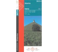 Carte topographique n° 39/3-4 - Waterloo (Belgique) | NGI topo 25