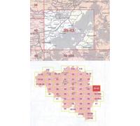 Carte topographique n° 43-35 - Eupen (Belgique) | NGI - 1/50 000