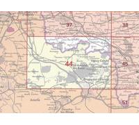 Carte topographique n° 44 - Péruwelz (Belgique) | NGI - 1/50 000