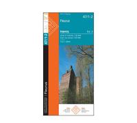 Carte topographique n° 47/1-2 - Fleurus (Belgique) | NGI topo 25