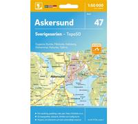 Carte topographique n° 47 - Askersund (Suède) | Norstedts - Sverigeserien