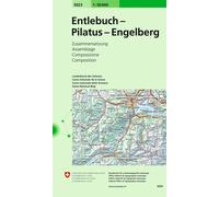 Carte topographique n° 5023 - Entlebuch, Pilatus, Engelberg (Suisse) | Swisstopo - 1/50 000