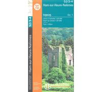 Carte topographique n° 52/3-4 - Ham-sur-Heure-Nalinnes (Belgique) | NGI topo 25