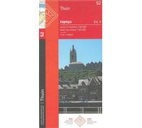 Carte topographique n° 52 - Thuin (Belgique) | NGI - 1/50 000