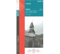 Carte topographique n° 54/5-6 - Leignon (Belgique) | NGI topo 25