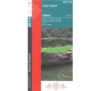 Carte topographique n° 59/7-8 - Saint-Hubert (Belgique) | NGI topo 25
