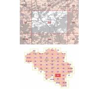 Carte topographique n° 59 - St-Hubert (Belgique) | NGI - 1/50 000