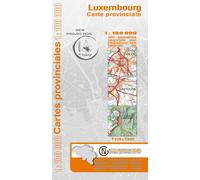 Carte topographique n° 6 - Luxembourg province (Belgique) | NGI - 1/100 000