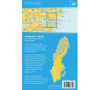 Carte topographique n° 61 - Stockholm (Suède) | Norstedts - Sverigeserien