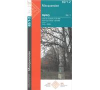 Carte topographique n° 62/1-2 - Macquenoise (Belgique) | NGI topo 25