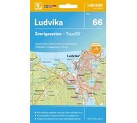 Carte topographique n° 66 - Ludvika (Suède) | Norstedts - Sverigeserien