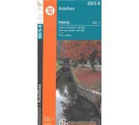 Carte topographique n° 69/5-6 - Autelbas (Belgique) | NGI topo 25