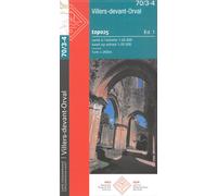 Carte topographique n° 70/3-4 - Villers-devant-Orval (Belgique) | NGI topo 25