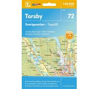 Carte topographique n° 72 - Torsby (Suède) | Norstedts - Sverigeserien