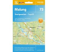 Carte topographique n° 73 - Malung (Suède) | Norstedts - Sverigeserien