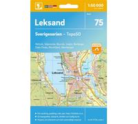 Carte topographique n° 75 - Leksand (Suède) | Norstedts - Sverigeserien