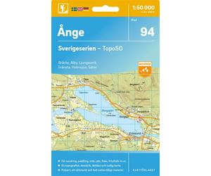 Carte topographique n° 94 - Ånge (Suède) | Norstedts - Sverigeserien