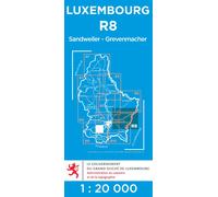 Carte topographique n° R08 - Sandweiler, Grevenmacher (G.D de Luxembourg)