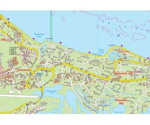 Carte topographique - Providenciales (Provo), Turks & Caicos Islands | Kasprowski