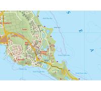 Carte topographique - Saint-Christophe-et-Niévès (Saint Kitts & Nevis) | Kasprowski