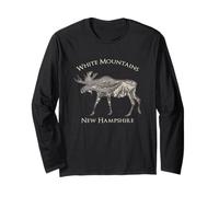Carte topographique Vintage White Mountains New Hampshire Moose Manche Longue