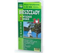Carte touristique Bieszczady 2in1 WIT
