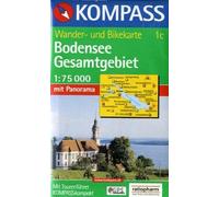 Carte touristique : Bodensee - Gesamtgebiet