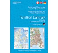 Carte touristique - Danemark & Route Marguerite | Scanmaps