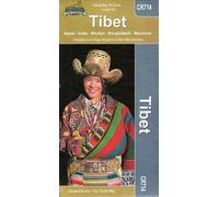 Carte touristique du Tibet (CR714) | Himalayan MapHouse