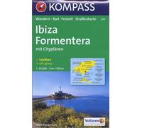 Carte touristique : Ibiza - Formentera