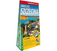 Carte touristique laminée des environs de Szczecin 1:75 000