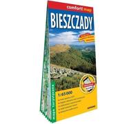 Carte touristique laminée des Monts Bieszczady 1:65 000
