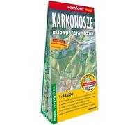 Carte touristique laminée panoramique des monts Karkonosze 1:33 000