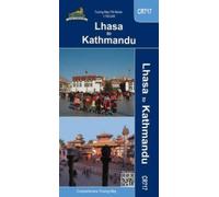 Carte touristique - Lhassa à Katmandou | Himalayan MapHouse