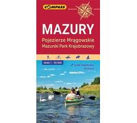 Carte touristique. - Mazurie. Mrągowo Région des lacs 1:50 000
