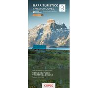 Carte touristique n° 9 - Terre de Feu et Antarctique chilienne (Chili) | Chiletur Copec