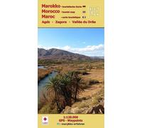Carte touristique N12 - Agdz, Zagora, Vallée du Drâa (Maroc) | Huber