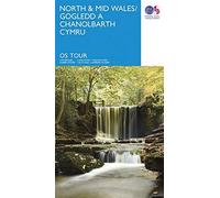 Carte touristique - Nord & centre du Pays de Galles - Tour 10 | Ordnance Survey
