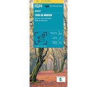 Carte touristique plastifiée - Tour du Morvan | IGN