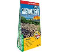 Carte touristique stratifiée des montagnes de Świętokrzyskie 1:75 000