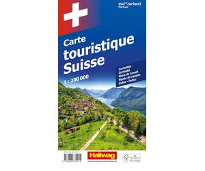 Carte touristique - Suisse | Hallwag