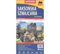 Carte touristique - Suisse saxonne partie occidentale