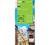 Carte touristique TOP 100 D10 - Aube : Troyes, Pnr de La Forêt D'Orient | IGN