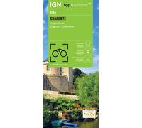 Carte touristique TOP 100 D16 - Charente : Angoulême, Cognac, Confolens | IGN