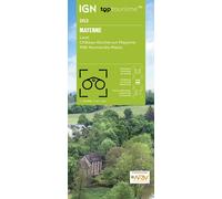 Carte touristique TOP 100 D53 - Mayenne : Laval, Château-Gontier-sur-Mayenne | IGN