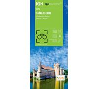 Carte touristique TOP 100 D71 - Saône-et-Loire : Chalon-sur-Saône, Mâcon, Autun | IGN