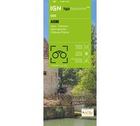 Carte touristique TOP100 D02 - Aisne : Laon, Soisson, Saint-Quentin, Château-Thierry | IGN