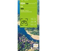 Carte touristique TOP100 D18 - Cher : Bourges, Vierzon, Saint-Amand-Montrond | IGN