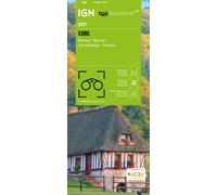 Carte touristique TOP100 D27 - Eure : Évreux, Bernay, Les Andelys, Vernon | IGN